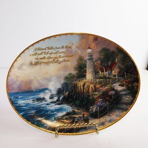The Light Of Peace collectors wall plate